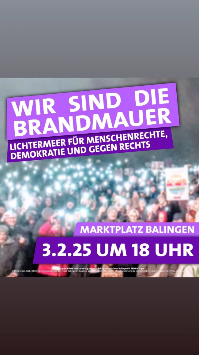 Demo Balingen 3.2.2025